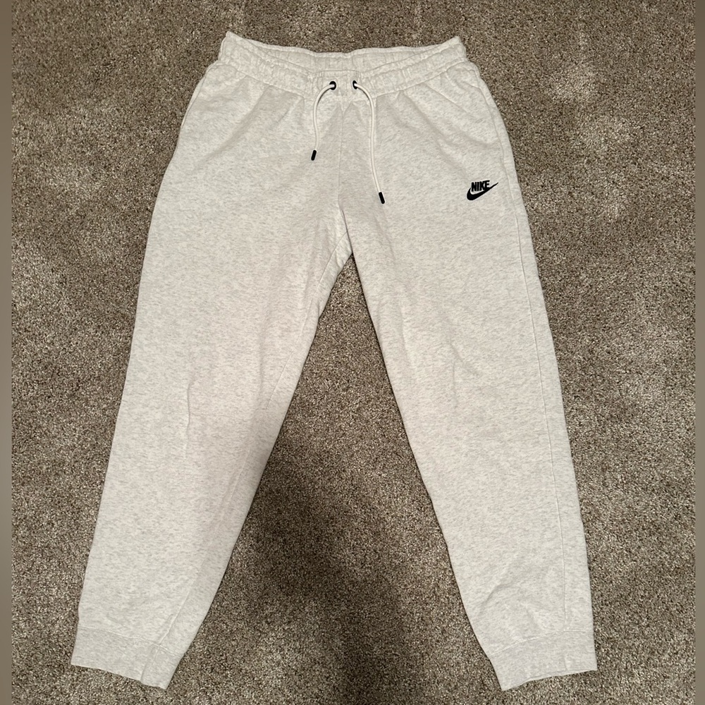 White Nike sweats